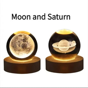 USB LED Night Light Galaxy Ball Table Lamp 3D