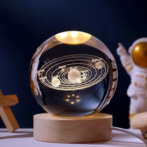 USB LED Night Light Galaxy Ball Table Lamp 3D