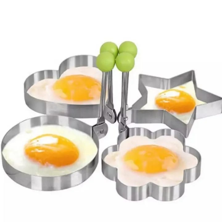 Egg Mold Ring 4 pcs Pancake Shapes