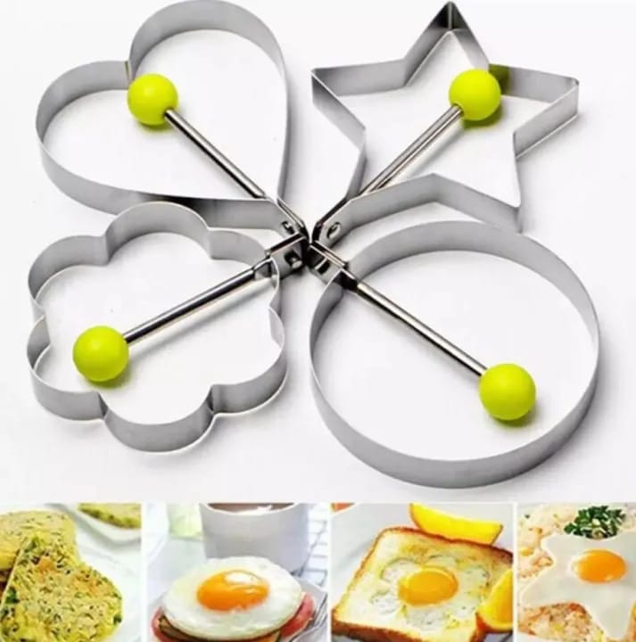 Egg Mold Ring 4 pcs Pancake Shapes