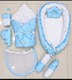 8 pcs/Set New Born Baby Bedding Set Carry Nest