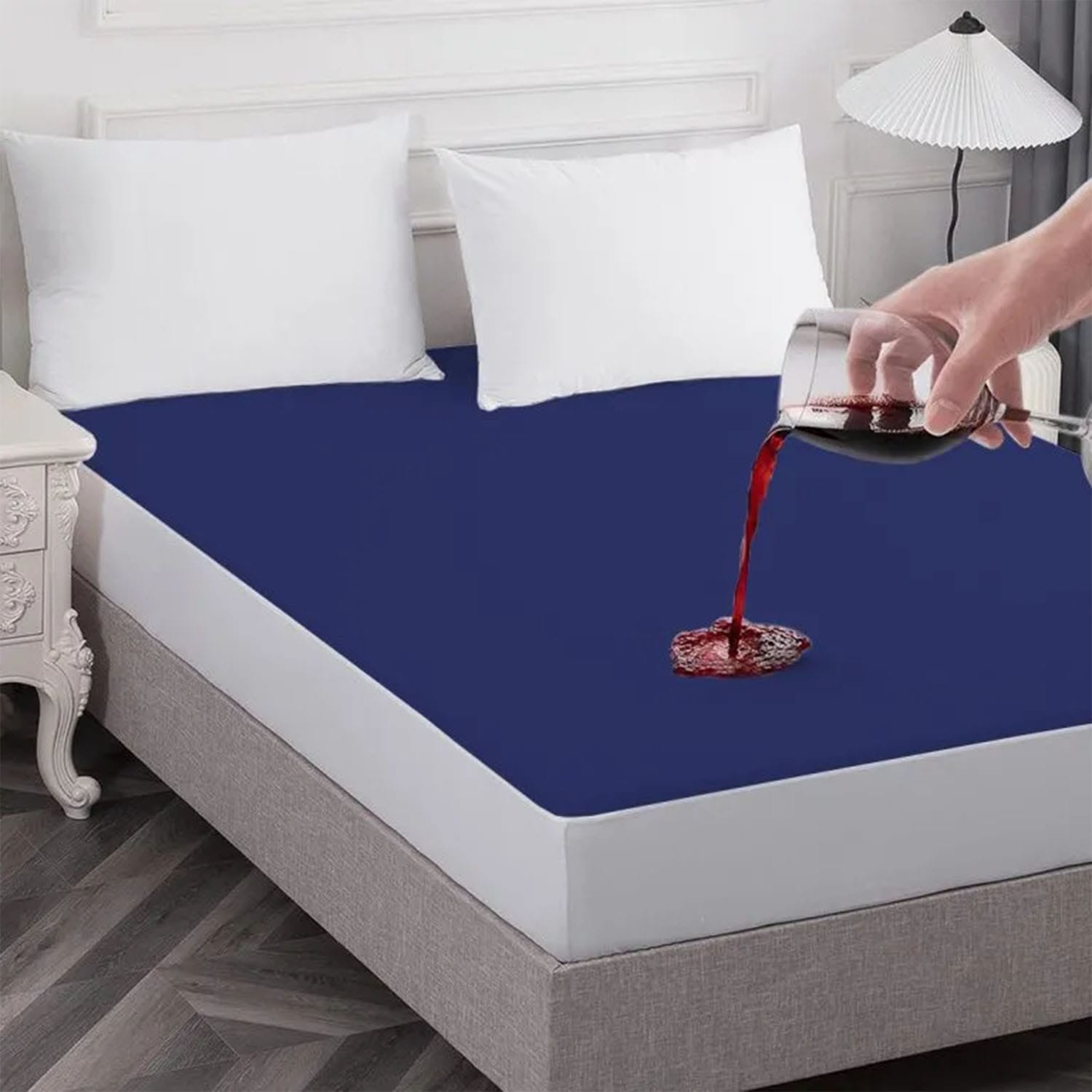 Waterproof mattress cover for king size bed