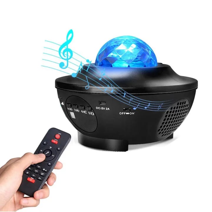 Galaxy Star Projector Night Lamp Bluetooth USB Music Player