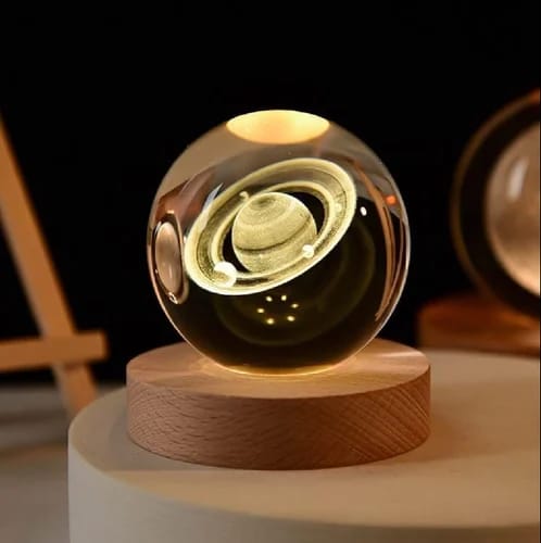 USB LED Night Light Galaxy Ball Table Lamp 3D